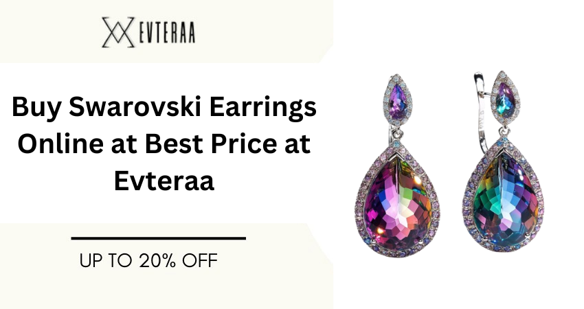 Online Purchase - Buy Swarovski Earrings Online at Best Price at Evteraa